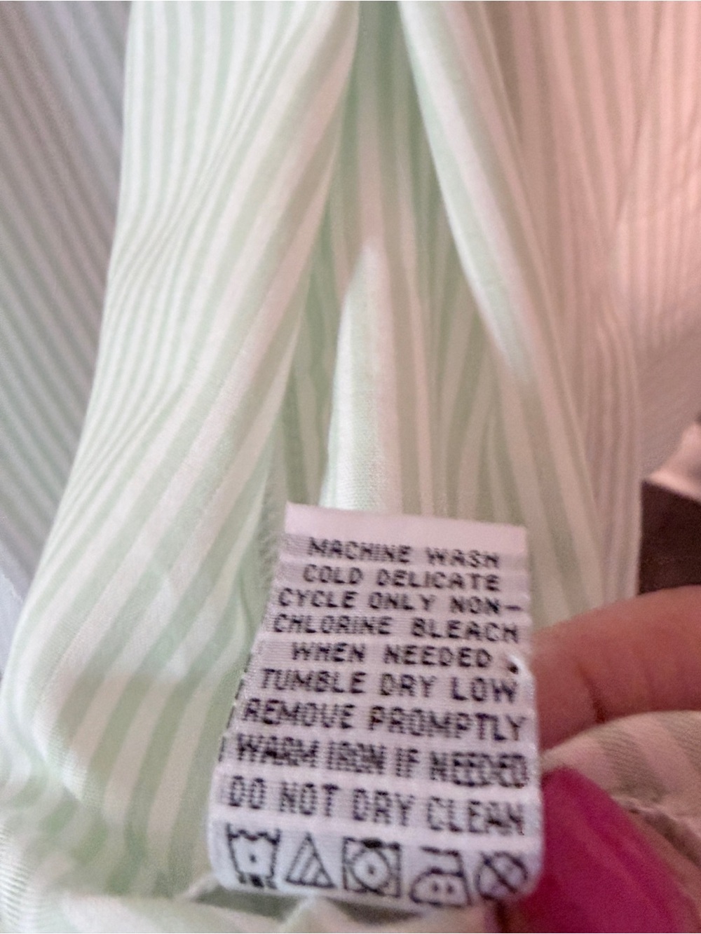 Velvet Heart Mint and White Striped Top - Picture 9 of 14